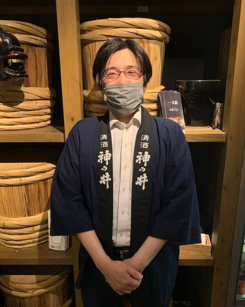 先日、神の井酒造様にご来店いただきました。名駅/日本酒/マグロ/名駅居酒屋/天ぷら